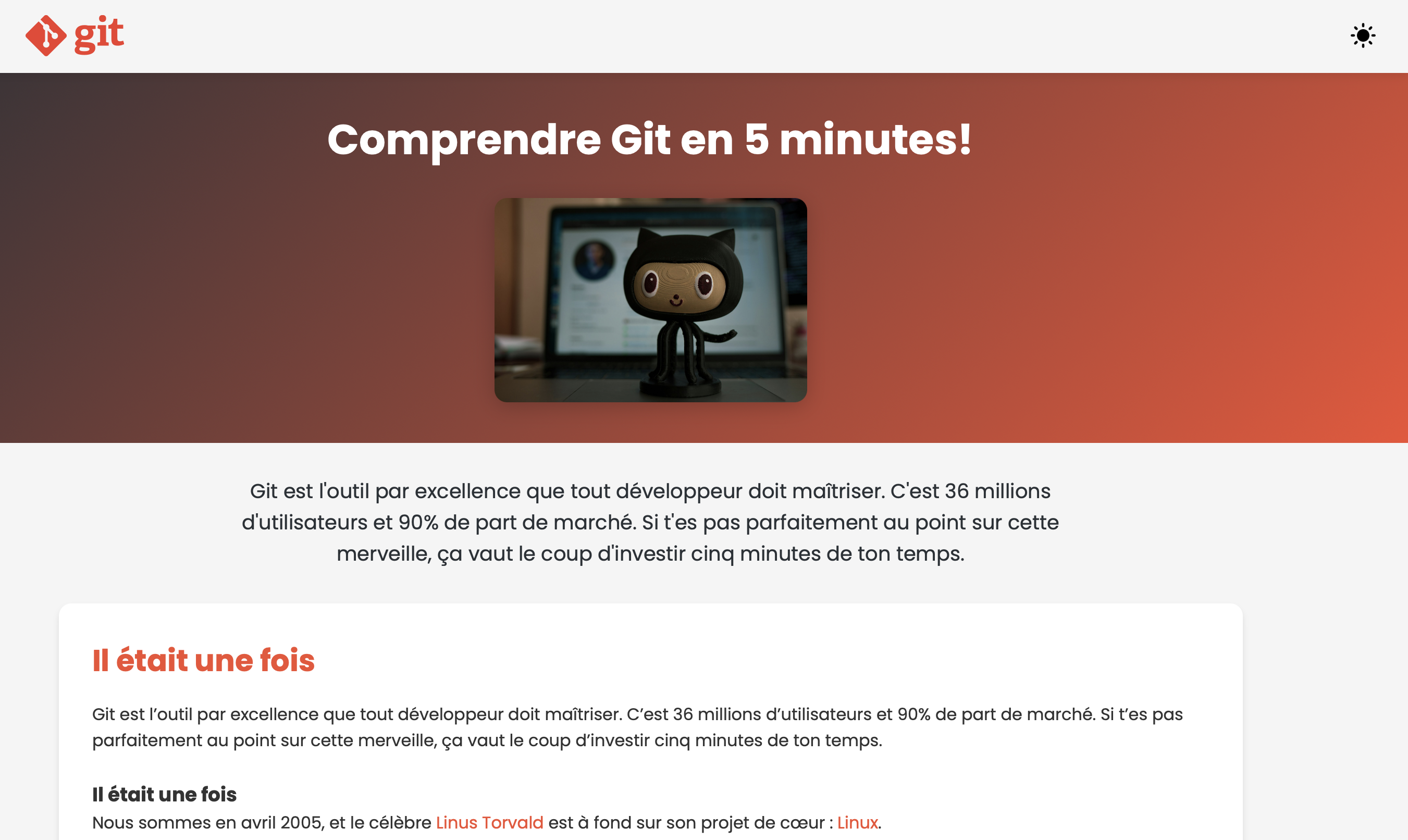 Git Tutorial Website