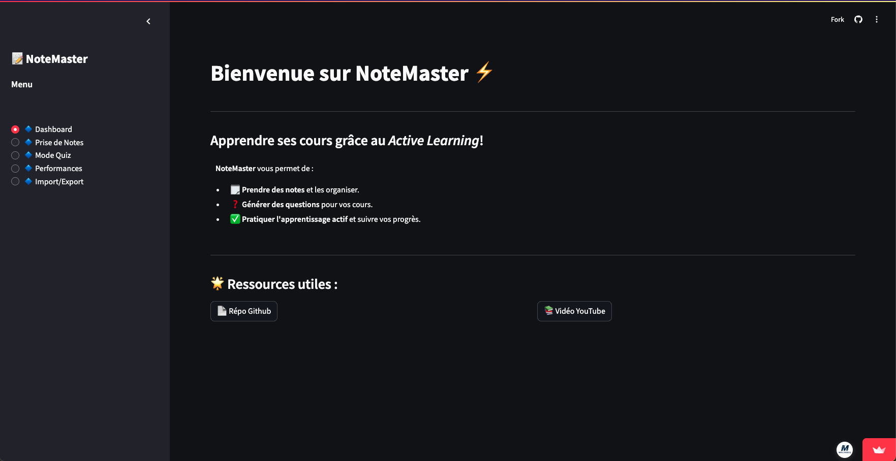NoteMaster App